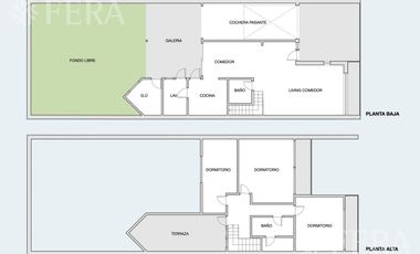 Venta de casa 4 ambientes con cochera y fondo libre en Wilde