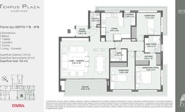 Departamento 2 ambientes en venta - Mart.-Vias/Santa Fe