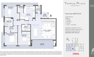 Departamento 2 ambientes en venta - Mart.-Vias/Santa Fe