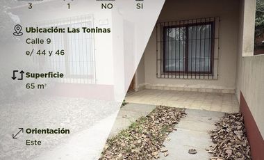 Casa con tres habitaciones en Las Toninas