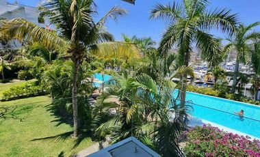 Departamento en venta con terraza con vista a la marina, en Ixtapa