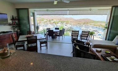 Departamento 3 recámaras con terraza y vista a la marina, en Ixtapa, Zihuatanejo