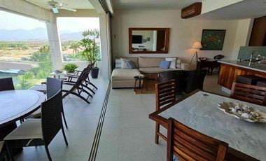 Departamento 3 recámaras con terraza y vista a la marina, en Ixtapa, Zihuatanejo