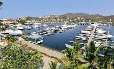 Departamento 3 recámaras con terraza y vista a la marina, en Ixtapa, Zihuatanejo