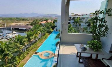 Departamento 3 recámaras con terraza y vista a la marina, en Ixtapa, Zihuatanejo