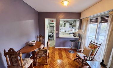 Departamento tres ambientes con cochera en alquiler