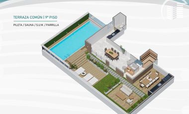 Departamento 3 ambientes en San Martin
