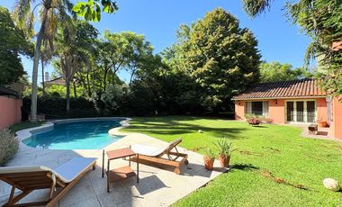 Beccar, lindísima Casa en alquiler, 5 dormitorios, jardín, pileta