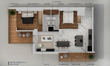 Departamento en preventa Rincón de Guayabitos