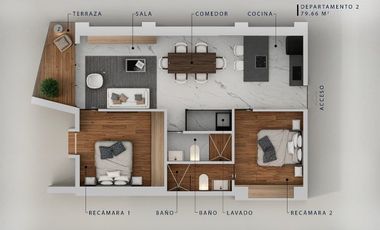 Departamento en venta en Rincón de Guayabitos