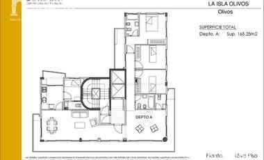 Departamento penthouse Alquiler temporario 4 /5 ambientes - Olivos -VISTA AL RIO