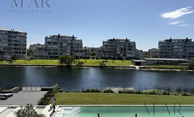 Departamento en alquiler, 2 Amb al lago central. Cochera. Amueblado y equipado. El Yoo, Nordelta