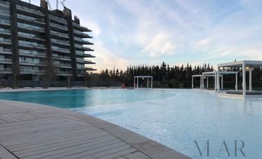 Departamento en alquiler, 2 Amb al lago central. Cochera. Amueblado y equipado. El Yoo, Nordelta