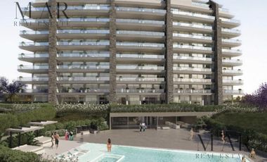 Departamento en alquiler, 2 Amb al lago central. Cochera. Amueblado y equipado. El Yoo, Nordelta