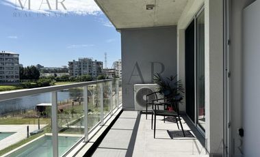 Departamento en alquiler, 2 Amb al lago central. Cochera. Amueblado y equipado. El Yoo, Nordelta