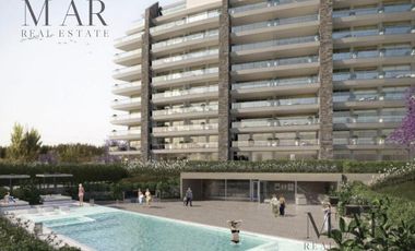 Departamento en alquiler, 2 Amb al lago central. Cochera. Amueblado y equipado. El Yoo, Nordelta