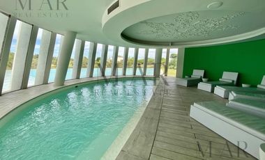 Departamento en alquiler, 2 Amb al lago central. Cochera. Amueblado y equipado. El Yoo, Nordelta