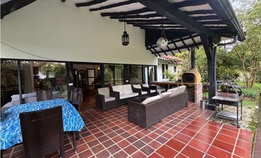 Arriendo casa campestre amoblada en unidad cerrada San Antonio