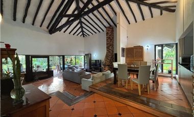 Arriendo casa campestre amoblada en unidad cerrada San Antonio