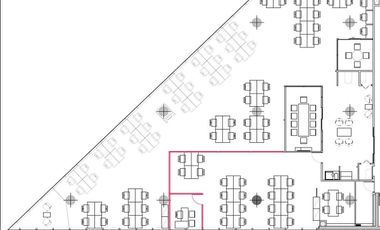Oficina 500m2 4 cocheras equipadas en microcentro