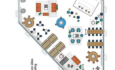 Oficina 500m2 4 cocheras equipadas en microcentro