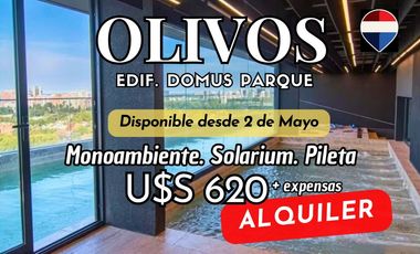 Depto Domus Parque OLIVOS (Disponible 2 de Mayo)