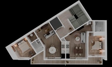 Departamento en Recoleta