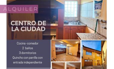 Amplia casa de 3 dormitorios en alquiler