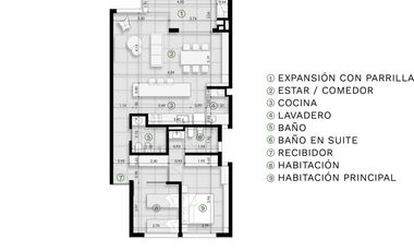 462 e/21c y Belgrano (Piso 1-UF.3)