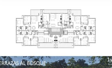 Departamento a estrenar en Terrazas al Bosque