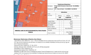 Venta Lote para constructora