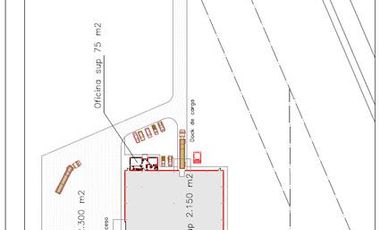 Depósito 2150 m2 en Alquiler más 150 m2 Oficinas, en Parque Industrial Ruta 6, Los Cardales
