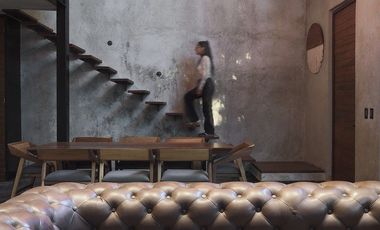 Casa tipo Loft AMUEBLADA, Komchén, Mérida, Yucatán