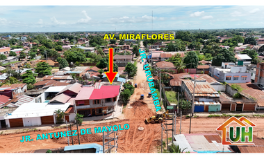VENDO VIVIENDA EN YARINACOCHA-CERCA DEL PARQUE LUPUNA Y AV. MIRAFLORES
