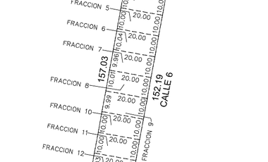 Terrenos con 200m2 en Sitpach, Mérida