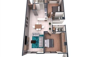 Departamento en renta en Lomas 4ta Secc.