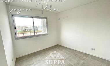 DEPARTAMENTO 3 AMB CON JARDIN Y VISTA PARCIAL A LA LAGUNA - ALQUILER ANUAL