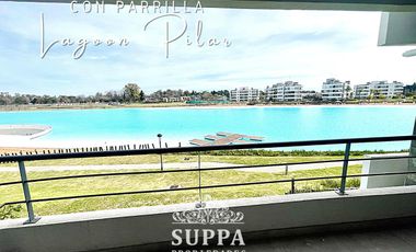 DEPARTAMENTO 3 AMB CON JARDIN Y VISTA PARCIAL A LA LAGUNA - ALQUILER ANUAL