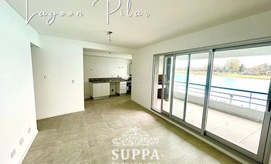 DEPARTAMENTO 3 AMB CON JARDIN Y VISTA PARCIAL A LA LAGUNA - ALQUILER ANUAL