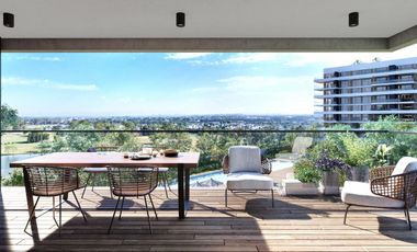 Espectacular departamento de tres ambientes con balcon aterrazado