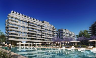Espectacular departamento de tres ambientes con balcon aterrazado