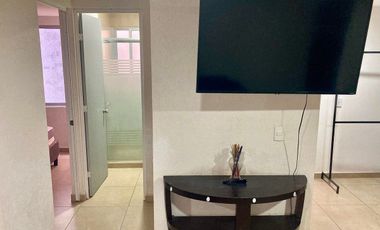 Se RENTA departamento AMUEBLADO
