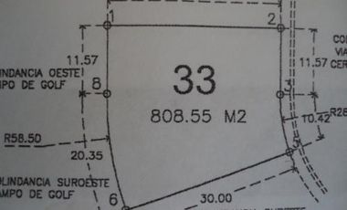Terreno de 808.55 m2 Montebello