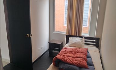 ARRIENDO POR MESES APTO 50 M2 AMOBLADO - 3 HABITACIONES - CHIA