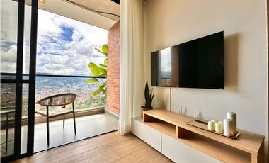Apartamento para la renta amoblada en Envigado-Escobero, piso 18