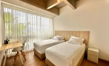 Apartamento para la renta amoblada en Envigado-Escobero, piso 18