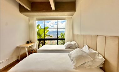 Apartamento para la renta amoblada en Envigado-Escobero, piso 18