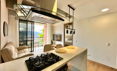 Apartamento para la renta amoblada en Envigado-Escobero, piso 18
