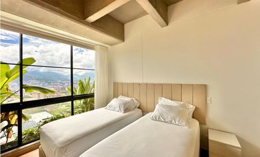 Apartamento para la renta amoblada en Envigado-Escobero, piso 18