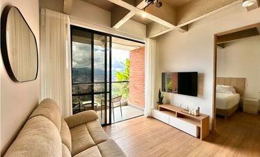 Apartamento para la renta amoblada en Envigado-Escobero, piso 18